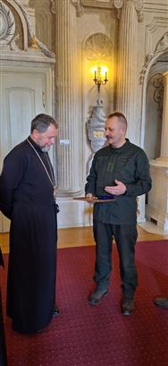 Вручення ордену ім. Августина Волошина полковнику Ігору Гузару