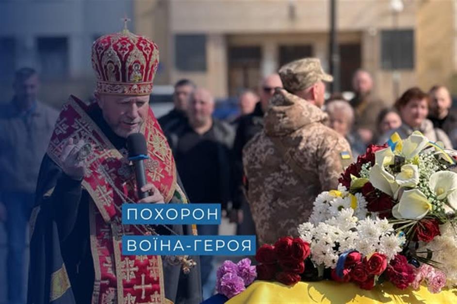 Похорон воїна-героя Василя Голінки