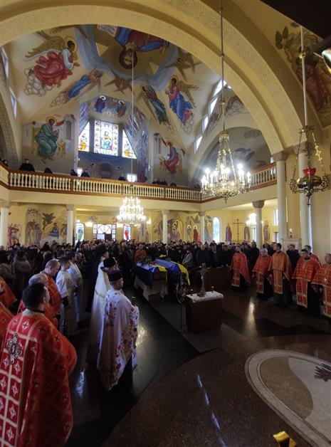 Похорон воїнів Михайло Урста та Олександр Бориченко