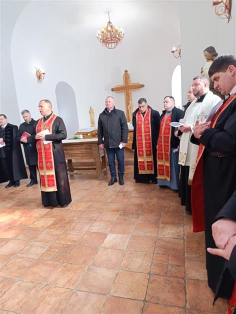 Духовенство Мукачівського міського деканату на спільному молебні