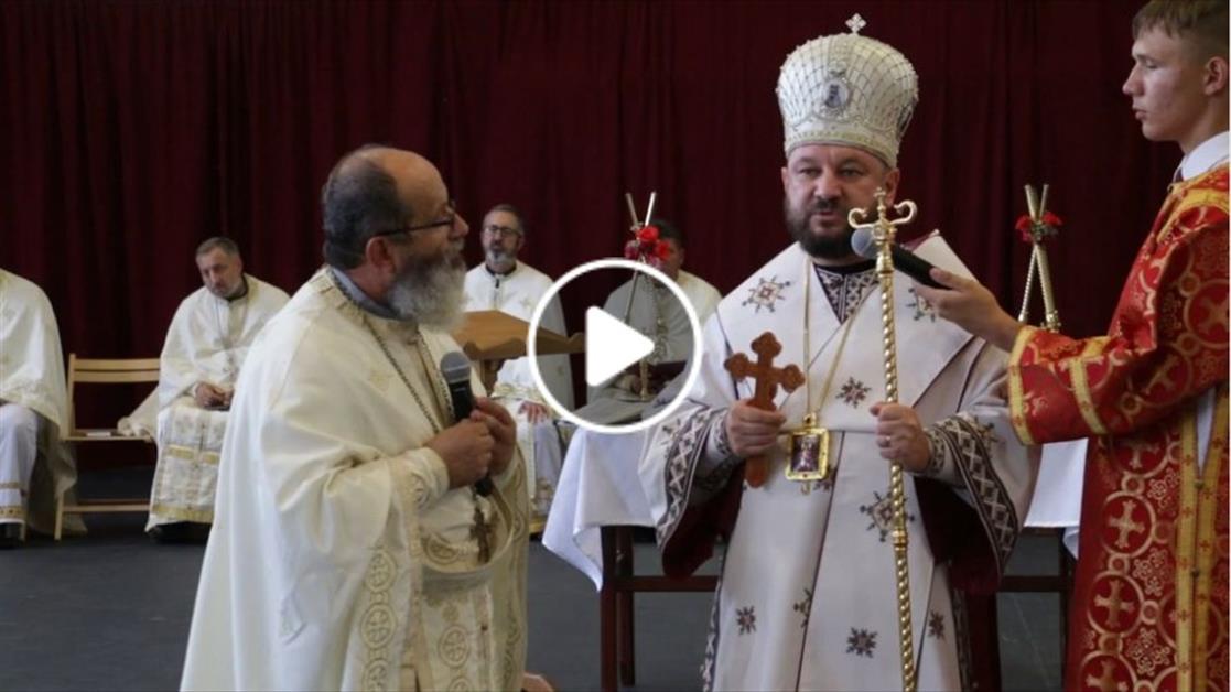 Проповідь єпископа Теодора Мацапули в ліцеї у с. Карачин