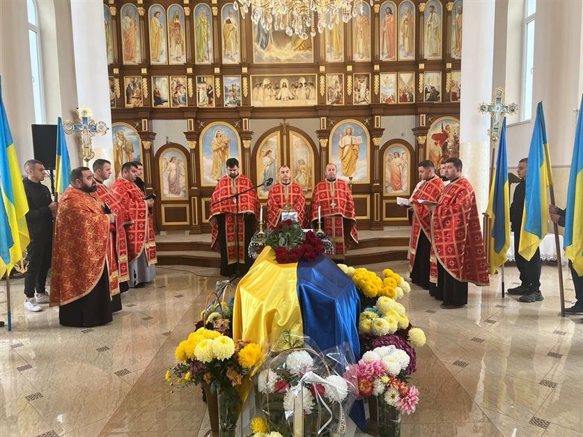 Похорон воїна-героя, старшого лейтенанта Куцького Володимира Віталійовича