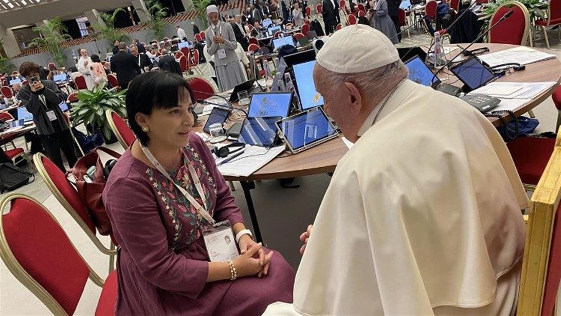 Учасниця Синоду пані Марія Сабов: Україно, весь світ молиться з тобою і за тебе