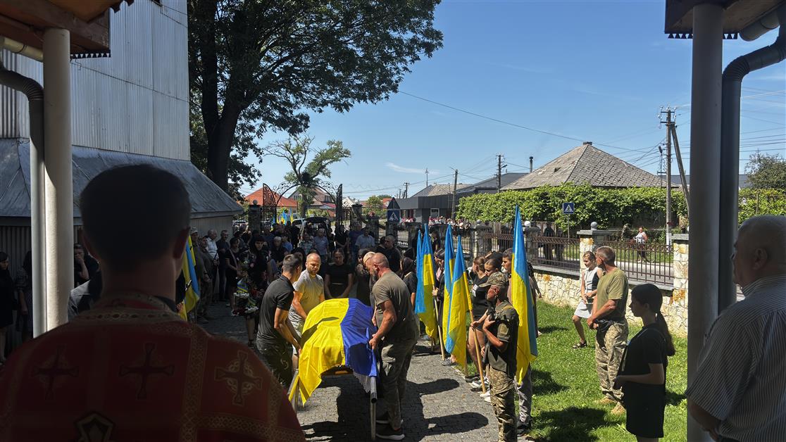 Похорон військового Поповича  Анатолія Івановича