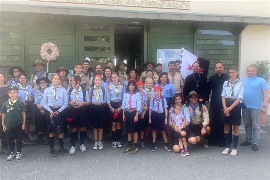 Українські скаути долучилися до Першої прощі в Маріяповчі