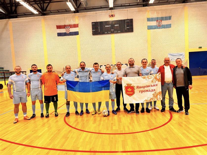 Благодійний турнір у Вуковарі: команда Мукачівської греко-католицької єпархії виборола срібло.