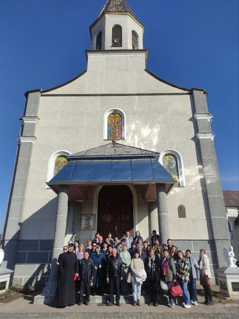 08.03.2025 р.Б. в рамках Ювілейного року, до Боронявського монастиря оо. Василіян, завітали паломники з виноградівщини