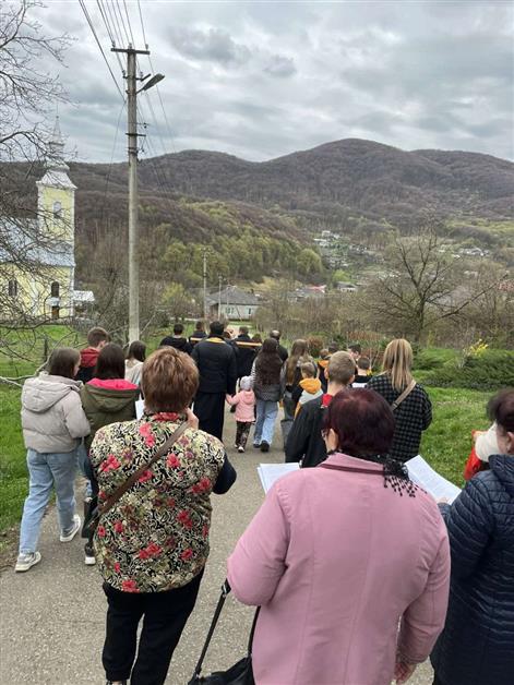 Хресна дороа в с. Мала Копаня 2025