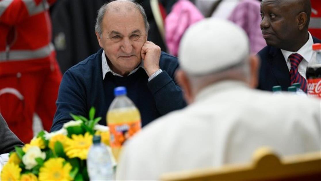 Всесвітній день убогих: Папа Франциск спожив обід з потребуючими