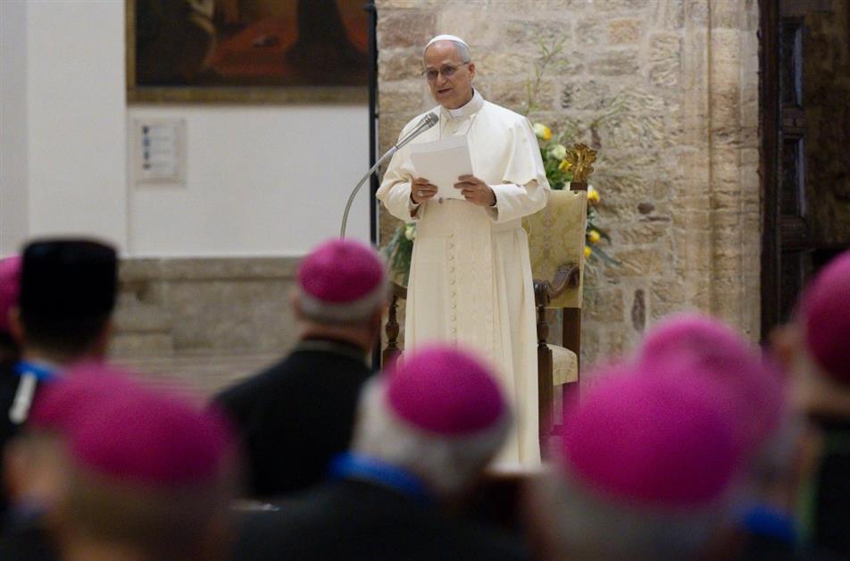 Папа єпископам Італії: у час, позначений конфліктом, несімо мир Воскреслого