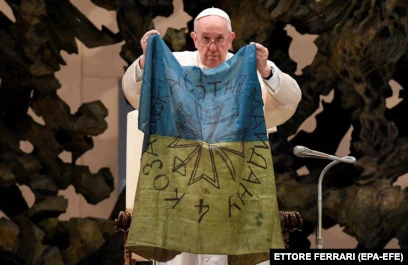 Папа про масові вбивства цивільних в Україні: Невинна кров взиває до неба