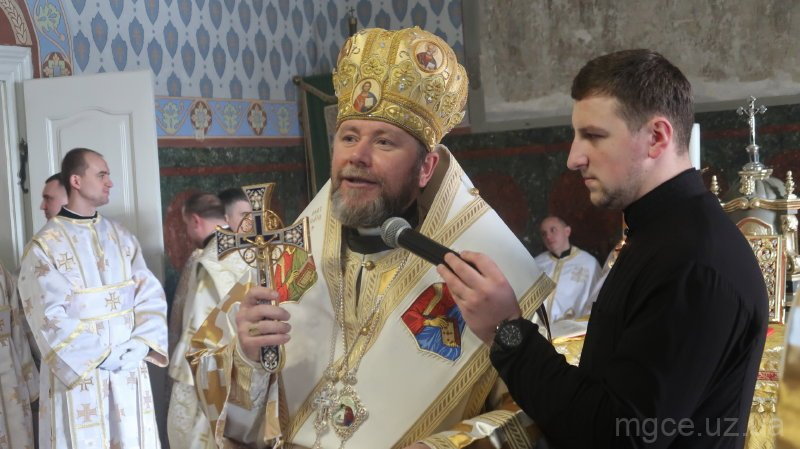 Проповідь преосвященного владики Ніла на свято Трьох Святителів у каплиці Ужгородського замку