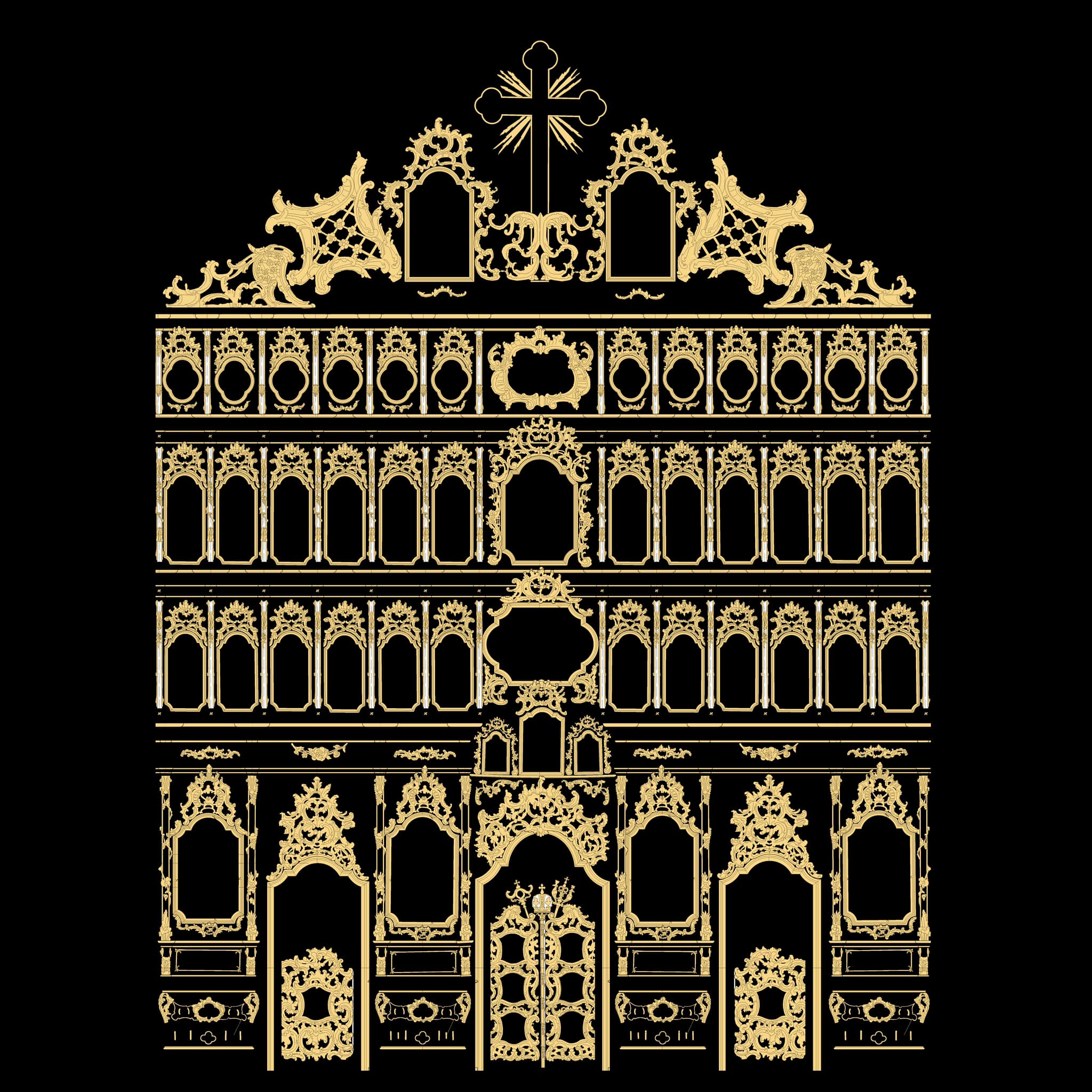 Консервація об'єкту культурної спадщини, Іконостас Ужгородського Хрестовоздвиженського собору.