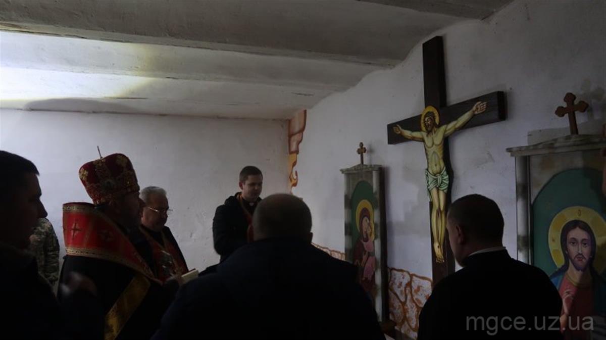 Освячення молитовної каплиці для наших воїнів
