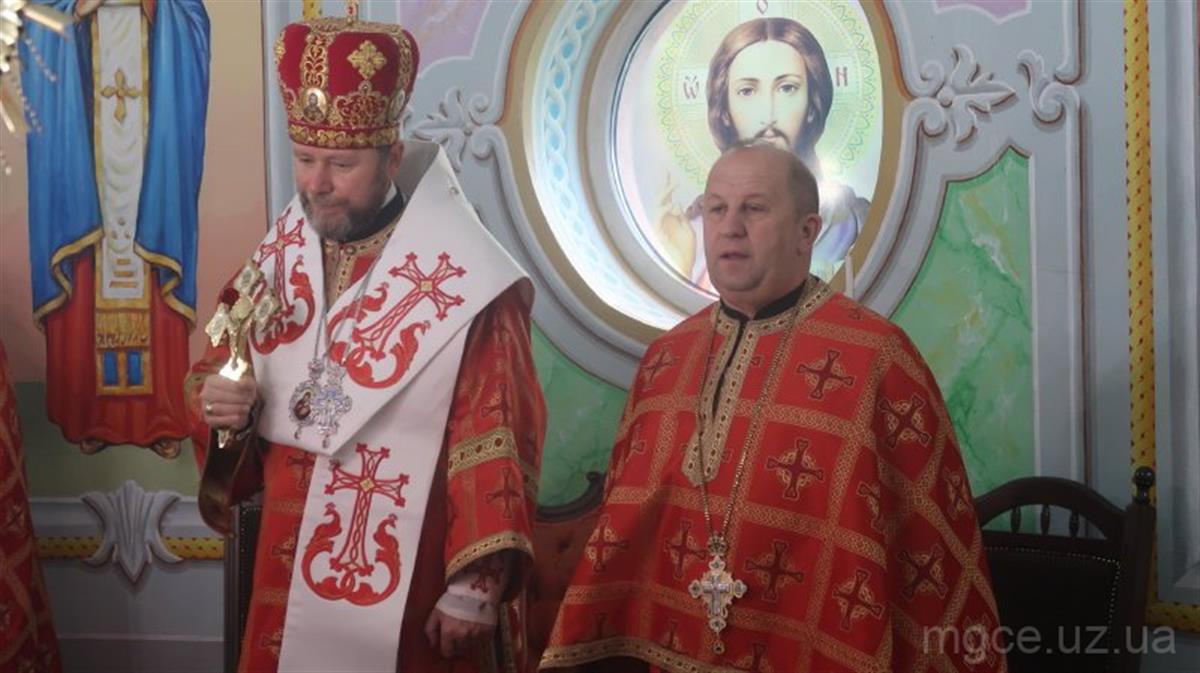 Архієрейська Служба Божа у Свято-Благовіщенському храмі. Освячення Хресної дороги