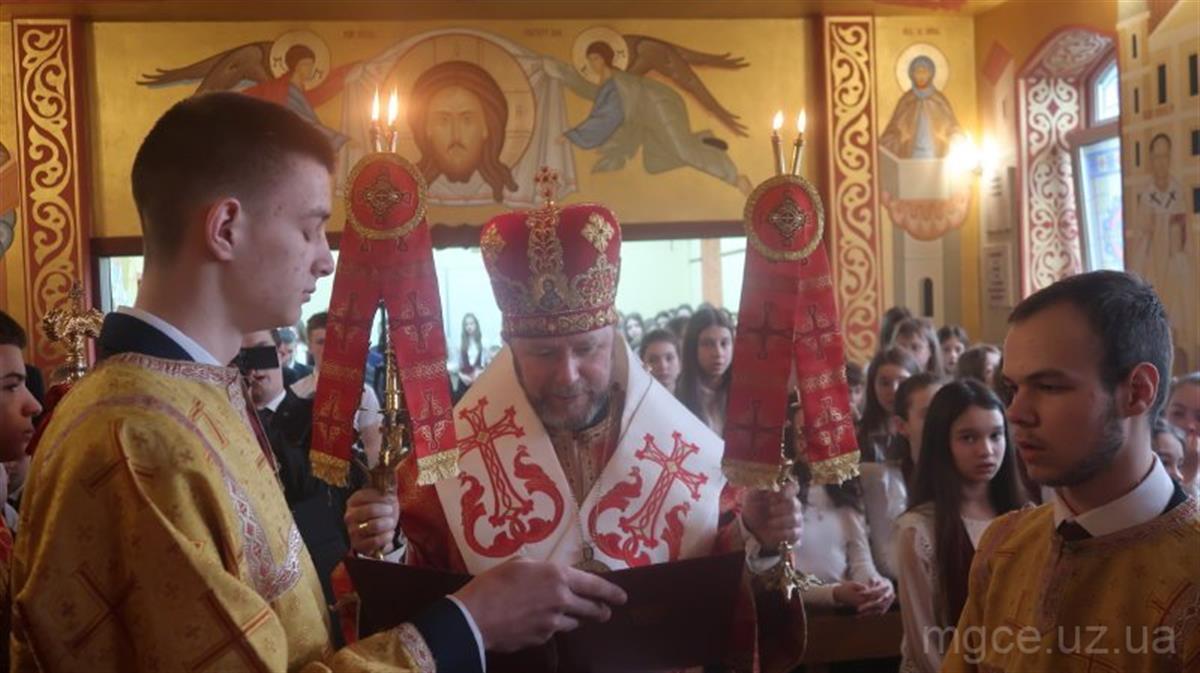 Архієрейська Служба Божа з нагоди храмового свята ліцейної каплиці сорока Севастійських мученків