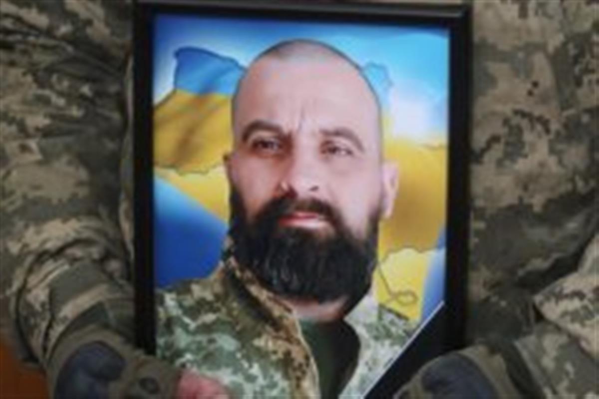 Похорон за новопредставленим воїном Сергійом Гончарук, який загинув як герой захищаючи свою Батьківщину