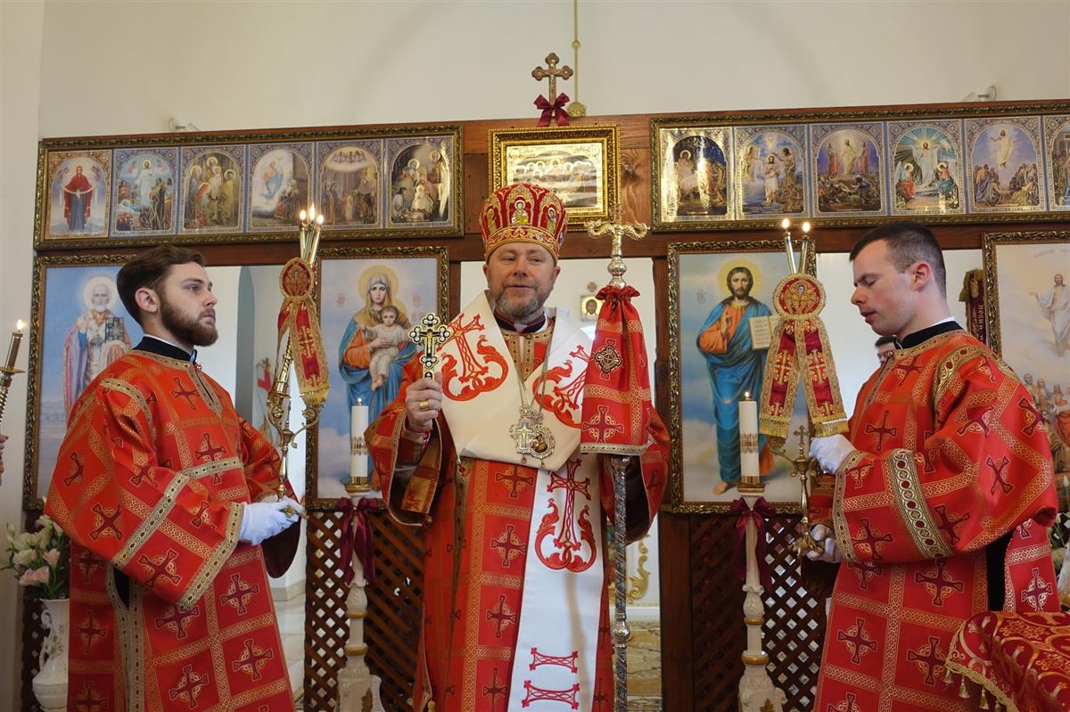 Архиєрейська Божественна Літургія на честь п'ятої річниці освячення храму у селі Великі Лази 10.03.2024